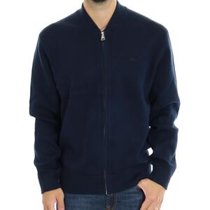 MAGLIA ZIP BLU
